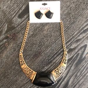 A’GACI Earring Necklace Set